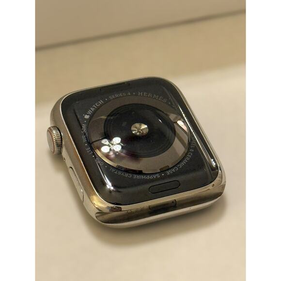 Hermes 44MM Apple Watch Face Series 4 Stainless Steel 10+ Free Bands Bundle - Picture 3 of 6